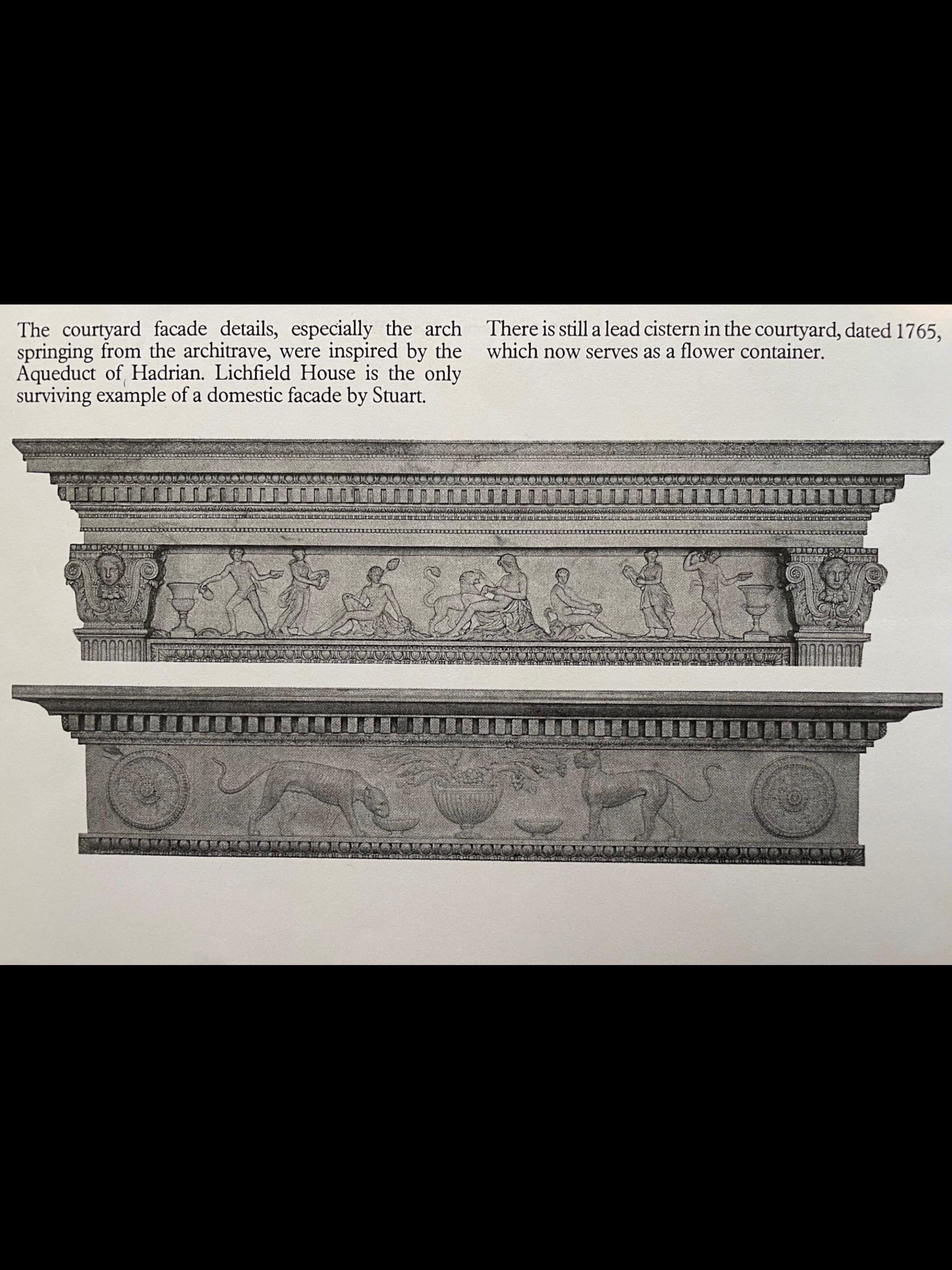 A George III Greek Revival Chimneypiece in the Manner of Architect James Stuart For Sale 1