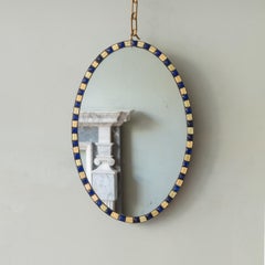 A George III Irish Oval ‘All Glass’ Mirror