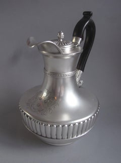 George III Jug on Lampstand Made by Paul Storr in London in 1807