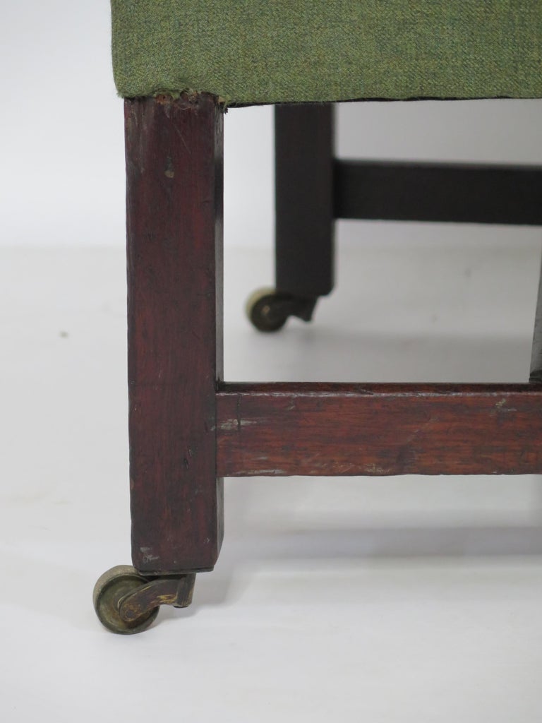 George III Library Chair with Marlborough Legs For Sale at 1stDibs
