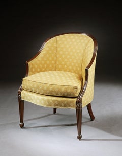 George III Mahogany Bergere