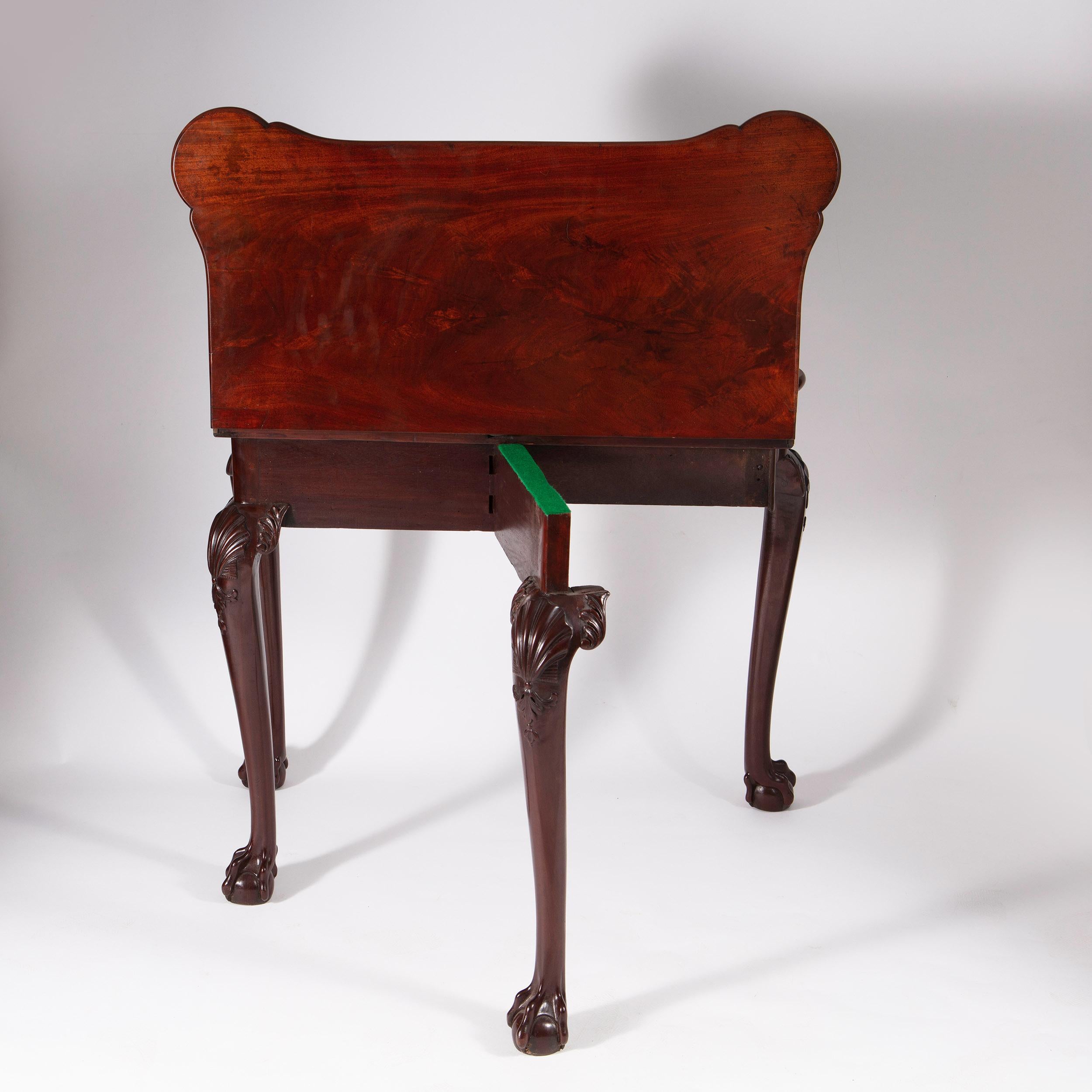 George III Mahogany Card Table For Sale 1