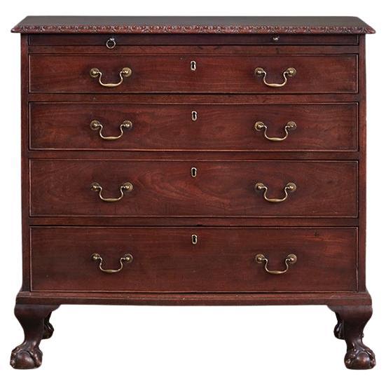 A George III Mahogany Chest of Drawers, with Ball and Claw Fee