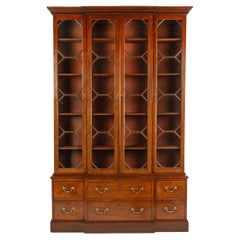 Antique A George III mahogany display bookcase