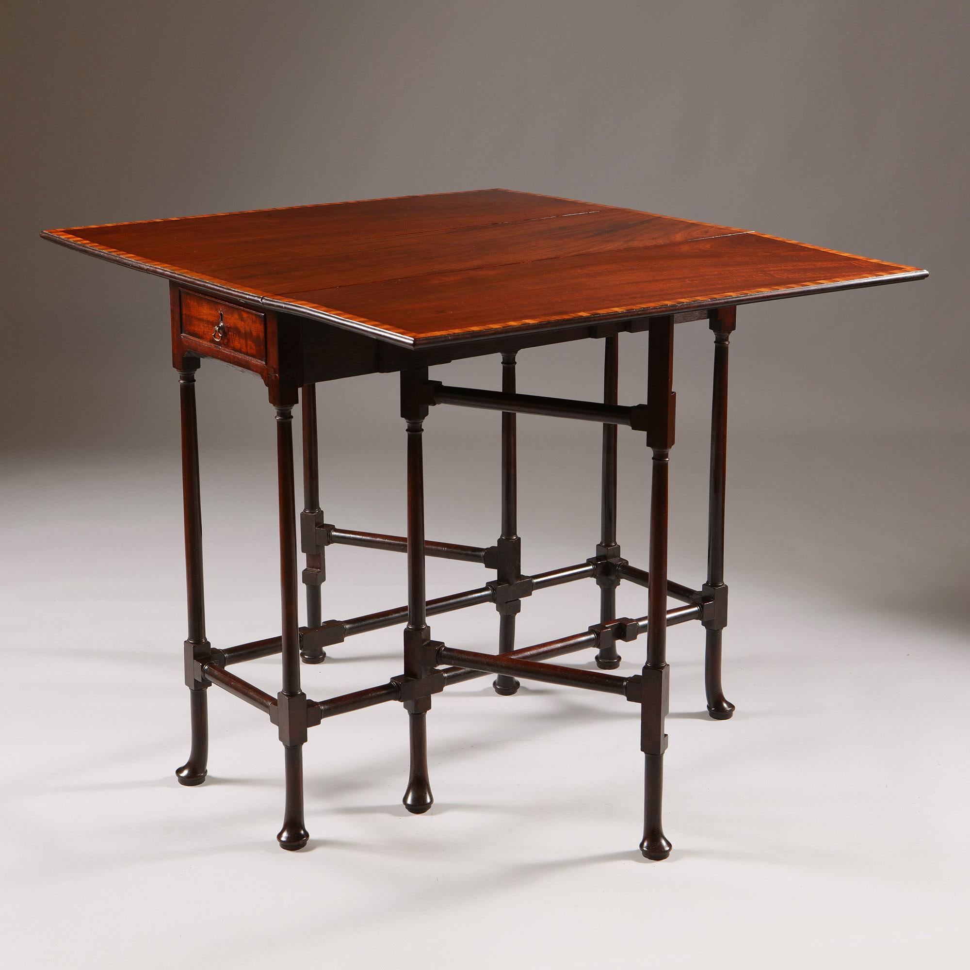 English A George III mahogany spider-leg table attributed to Thomas Chippendale 1768 For Sale