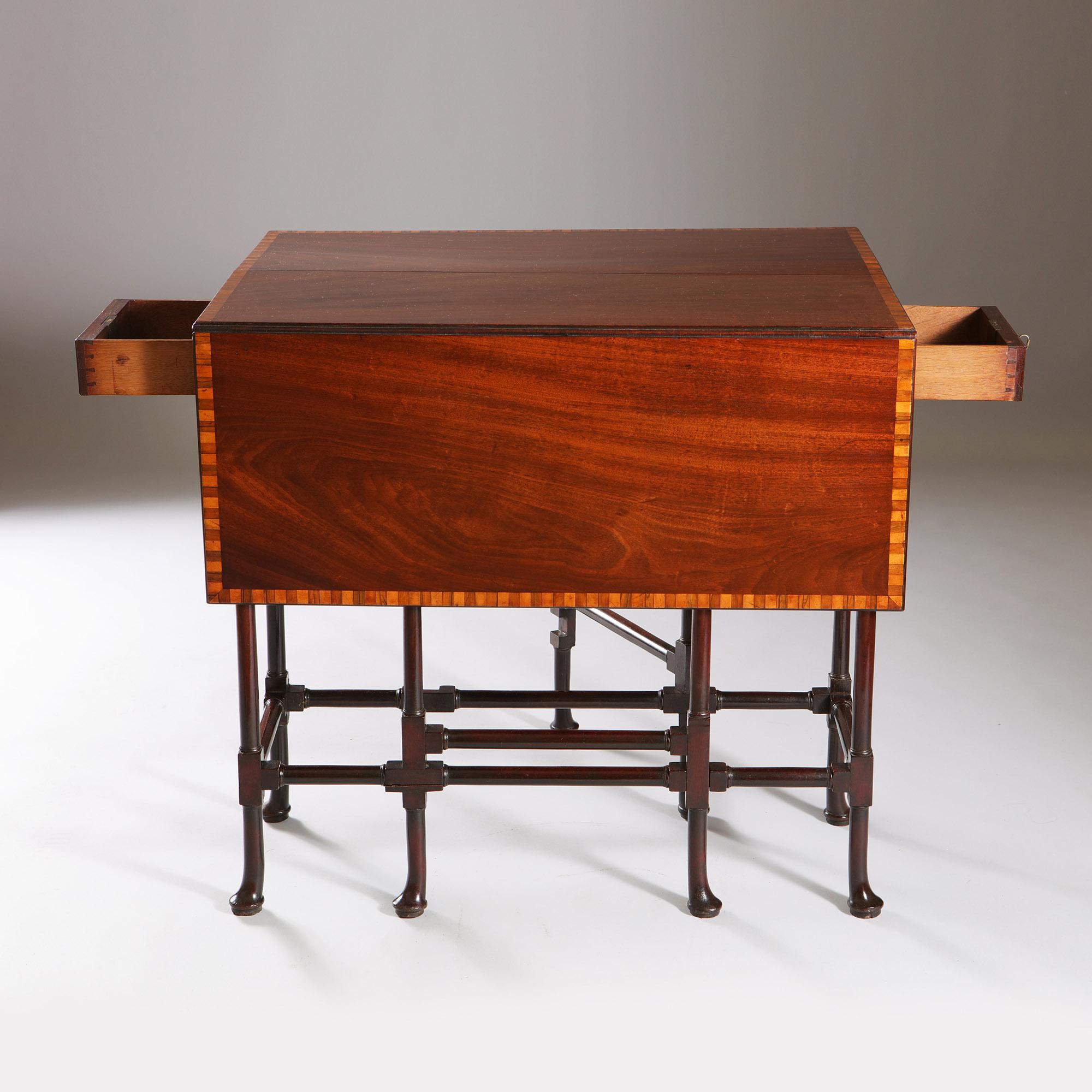 Mahogany A George III mahogany spider-leg table attributed to Thomas Chippendale 1768 For Sale