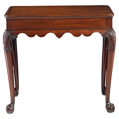 A George III mahogany tea or silver table, circa 1770 A George III mahogany tea or silver table, circa 1770