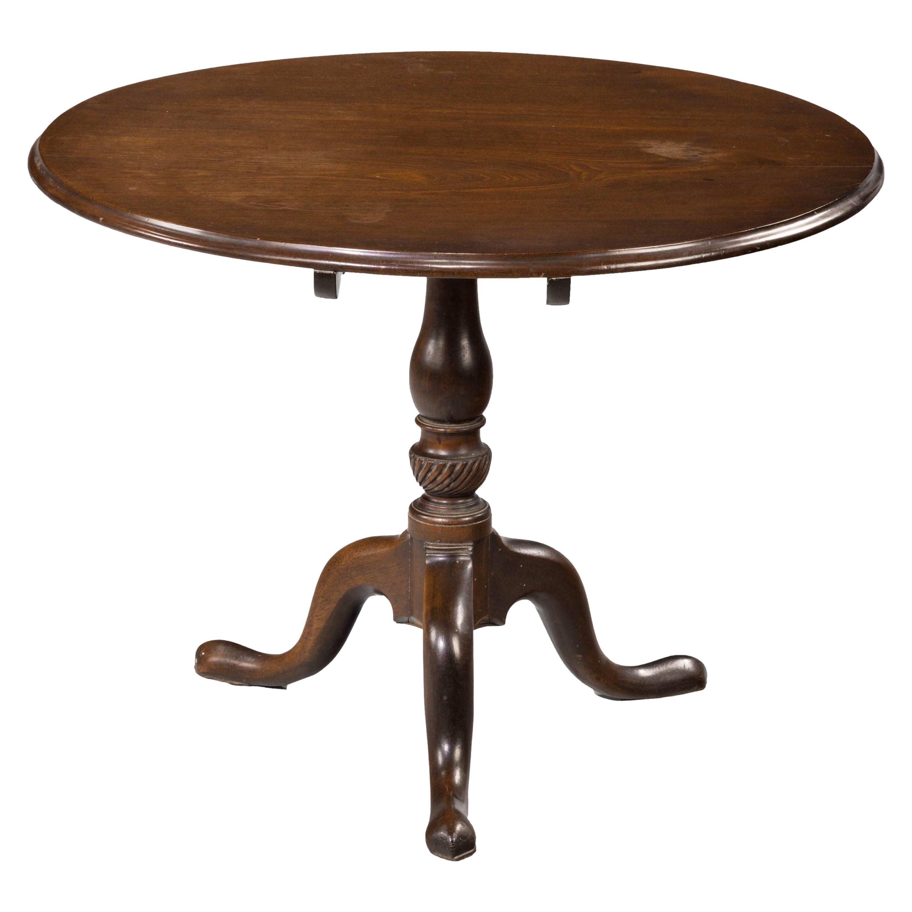 George III Mahogany Tilt Table of Substantial Size