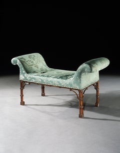 George III Mahogany Window Seat