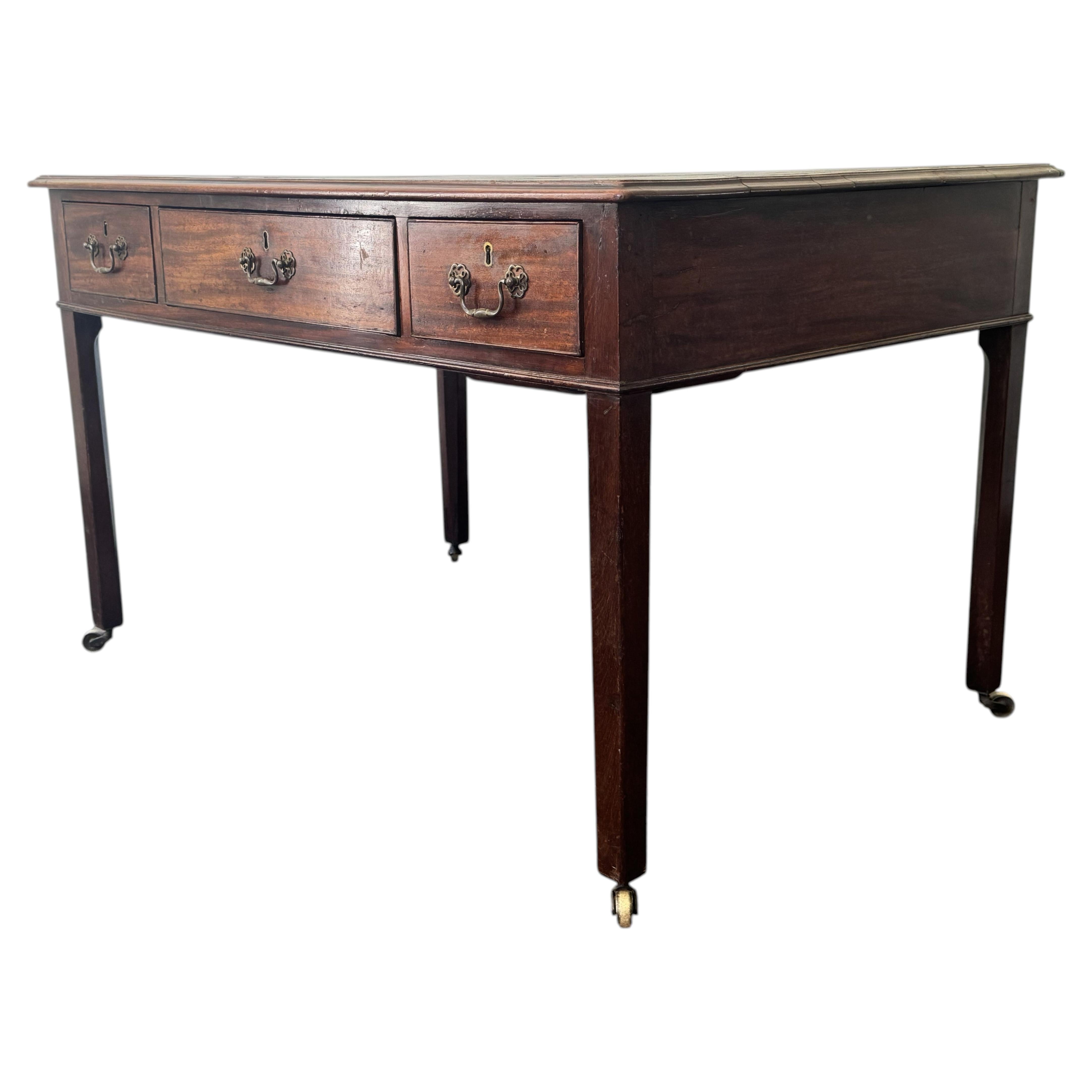 A George III Mahogany Writing Table