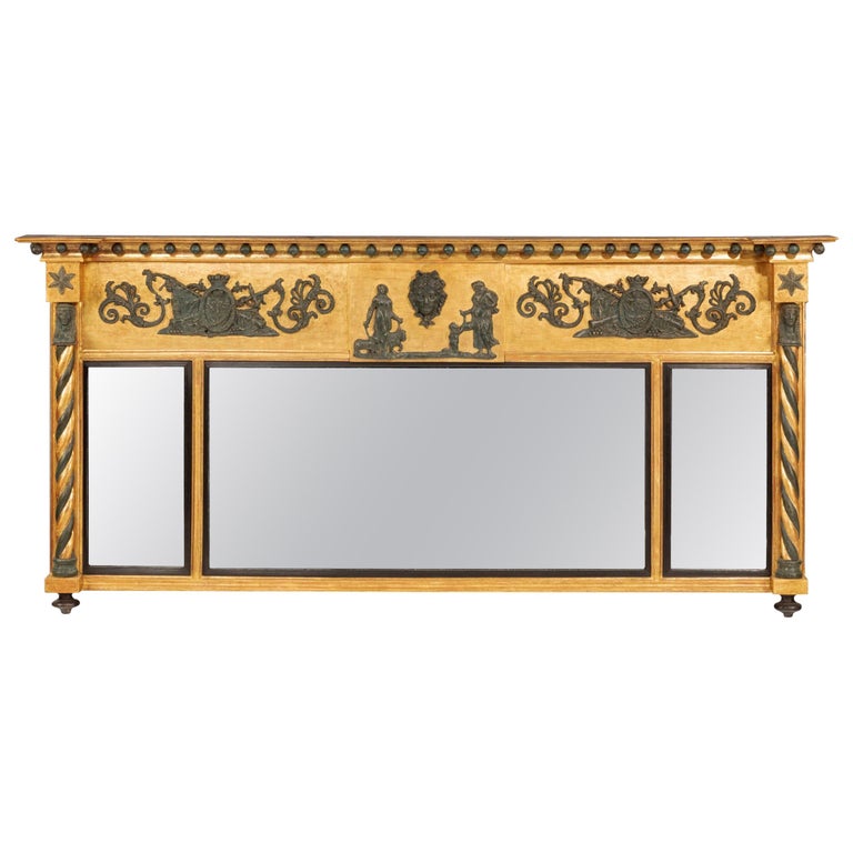 III Nelson Commemorative OverMantle Mirror For Sale at 1stDibs