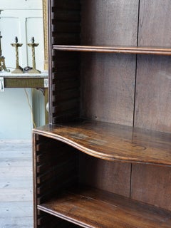 A George III Oak Open Bookcase