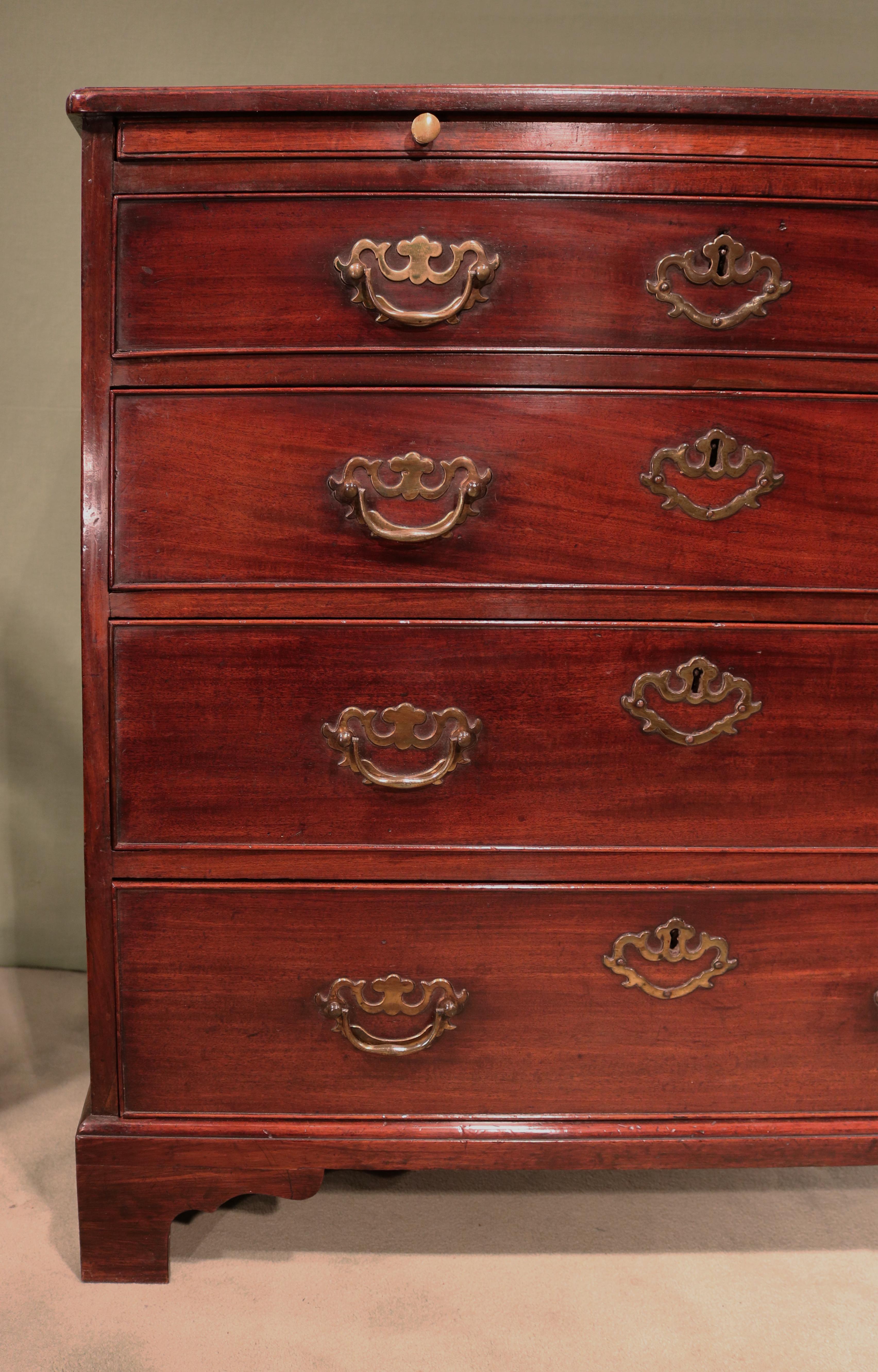 Chippendale George III Period Mahogany Chest of Drawers