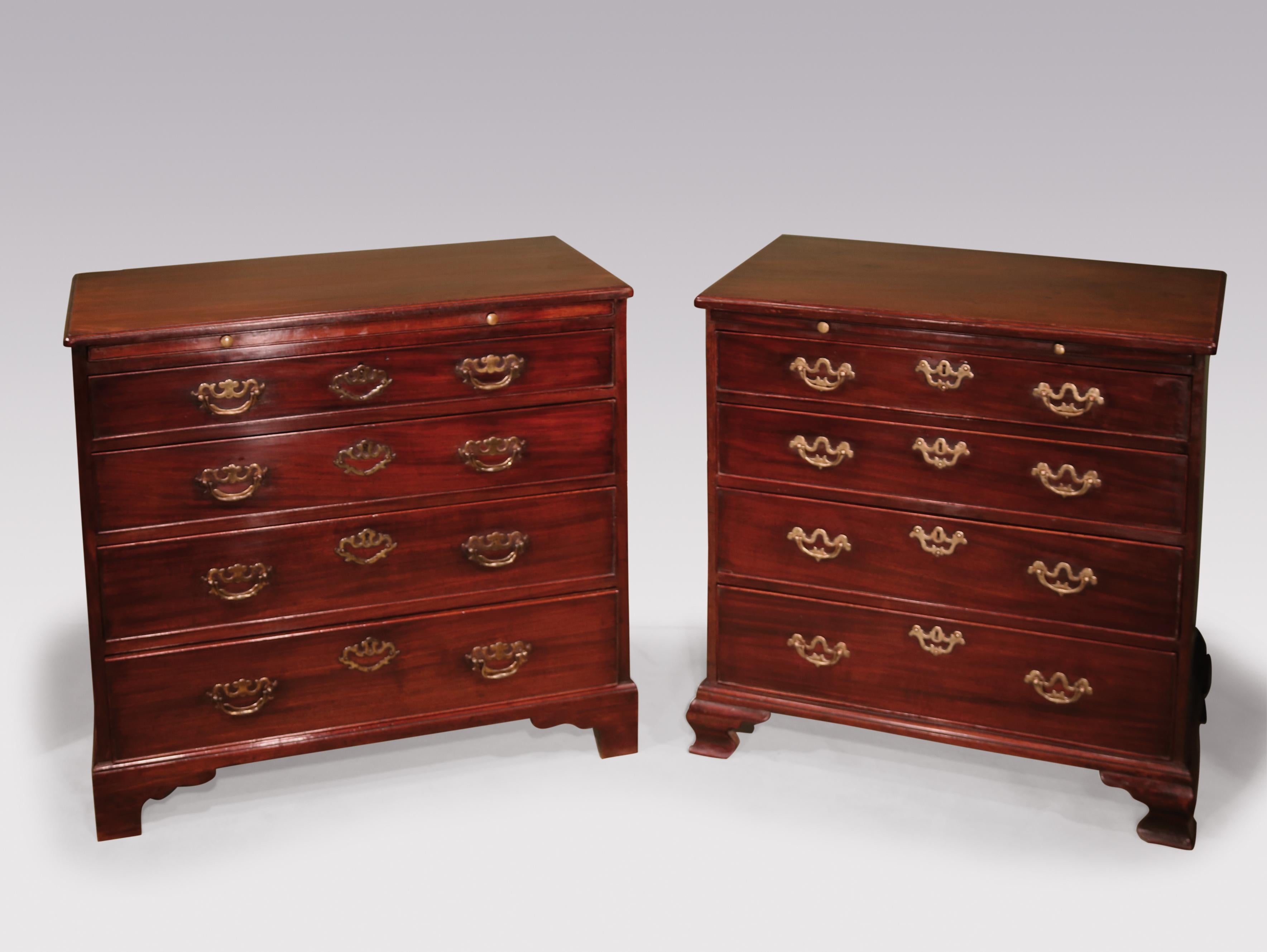 George III Period Mahogany Chest of Drawers In Good Condition In London, GB