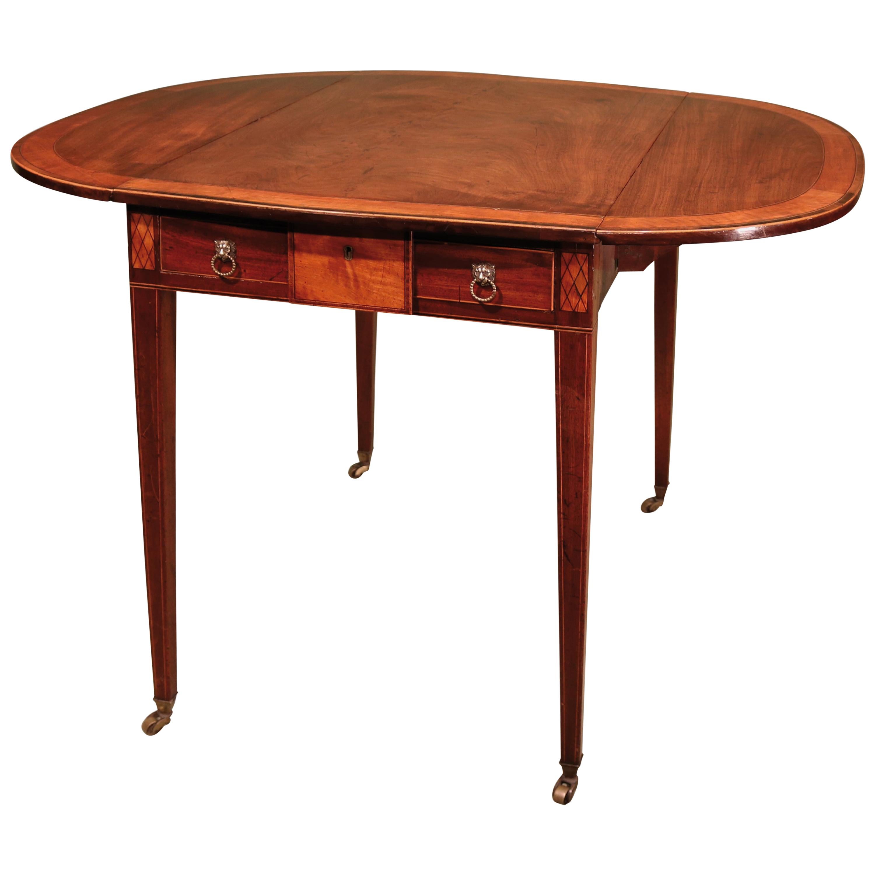 George III Period Mahogany Pembroke Table