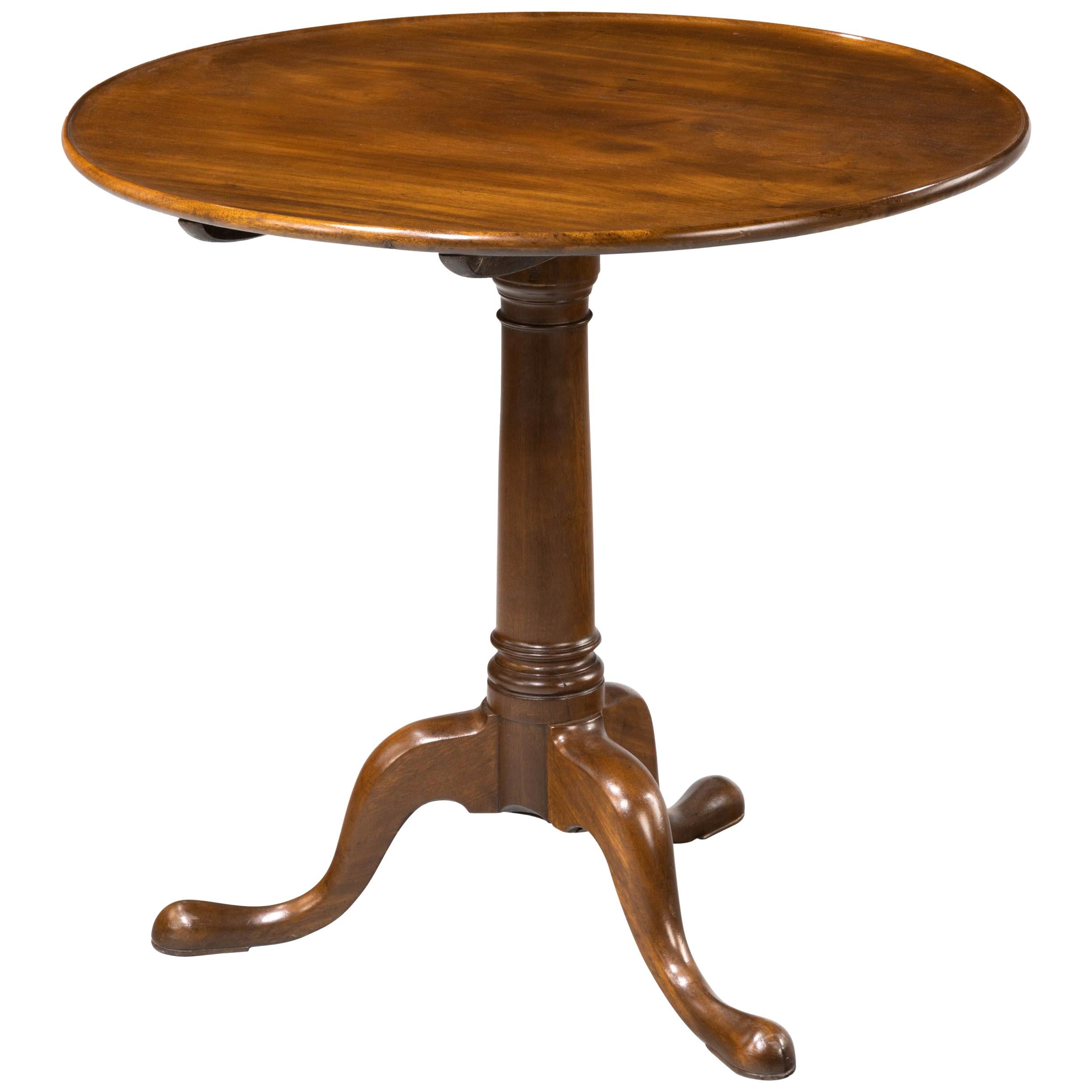 III Period Mahogany Tilt Topped Table at 1stDibs