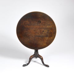 A George III Period Mahogany Tripod Table