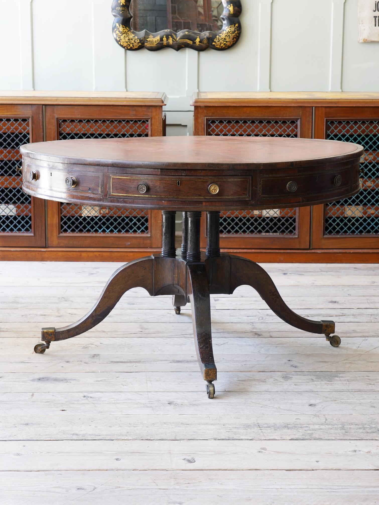 George III Rosewood Rent Table 10