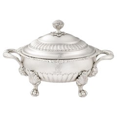 George III Sauce Tureen Made in London in 1810 by Naphthali Hart