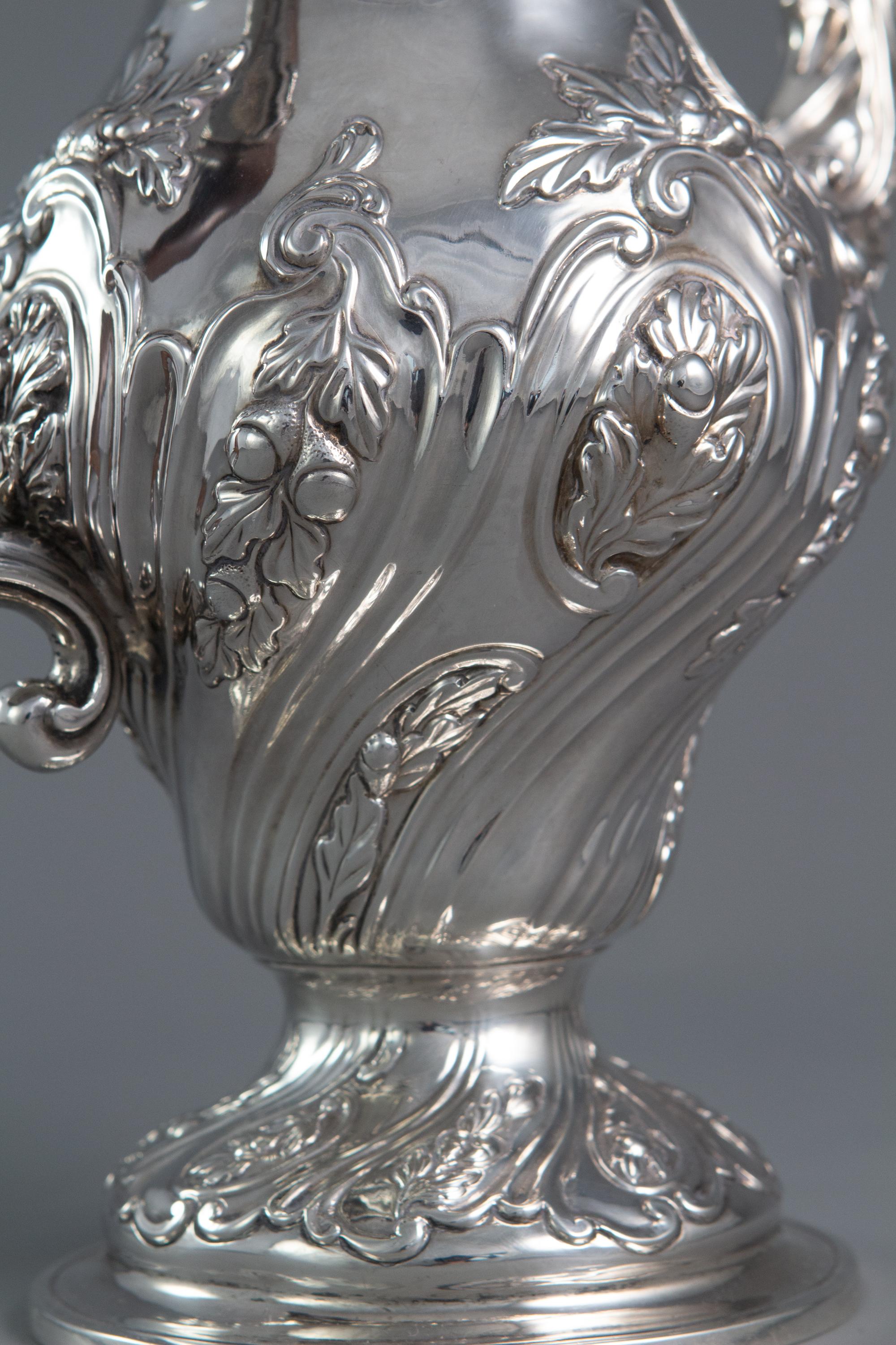 George III Silver Coffee Pot, London 1769 by William Abdy 7