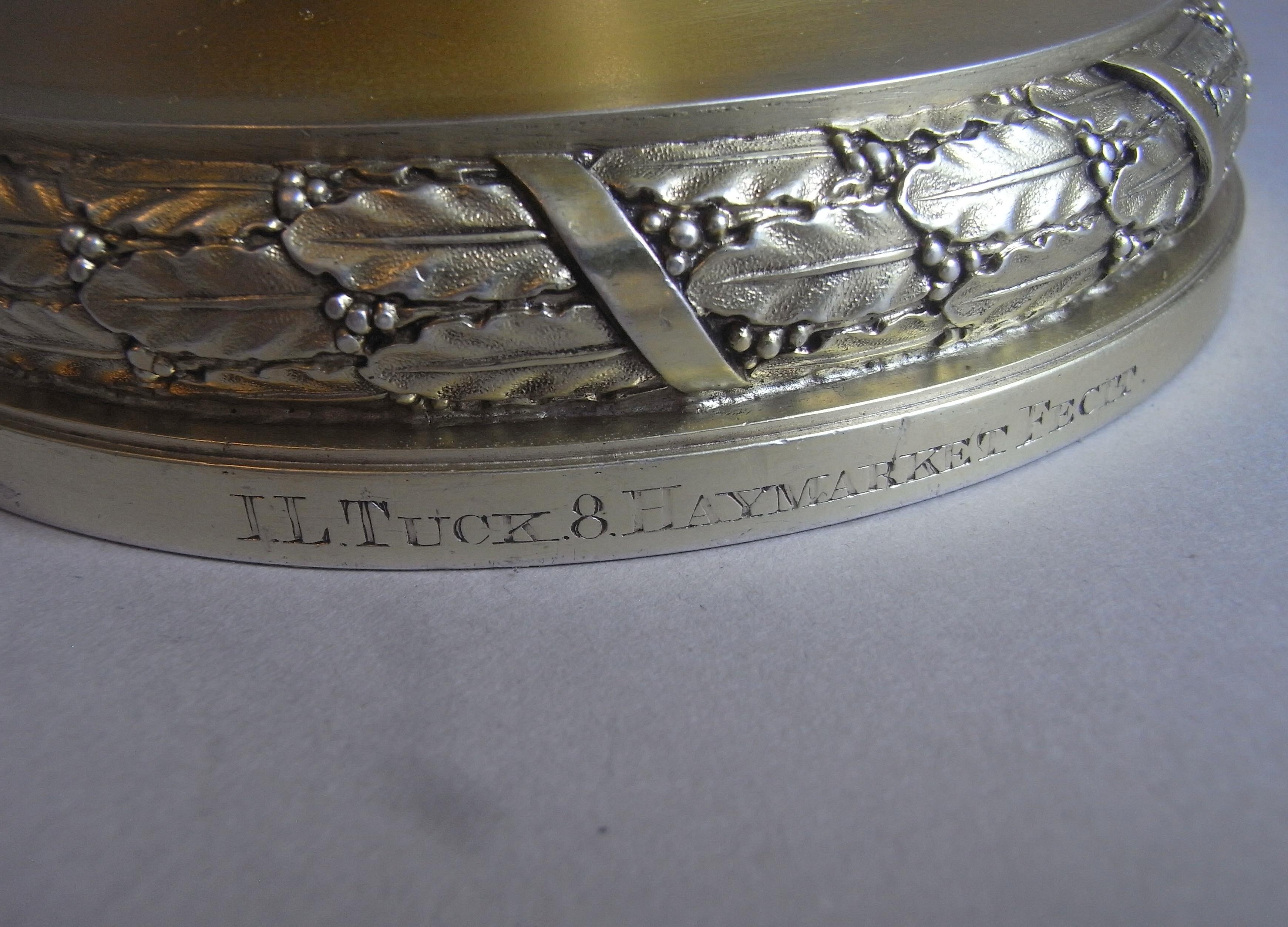George III Silver Gilt Cup & Cover Made in London in 1815 by William Elliot 4
