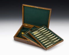 George III Silver Gilt Dessert Service Made in London in 1801 by Eley & Fearn