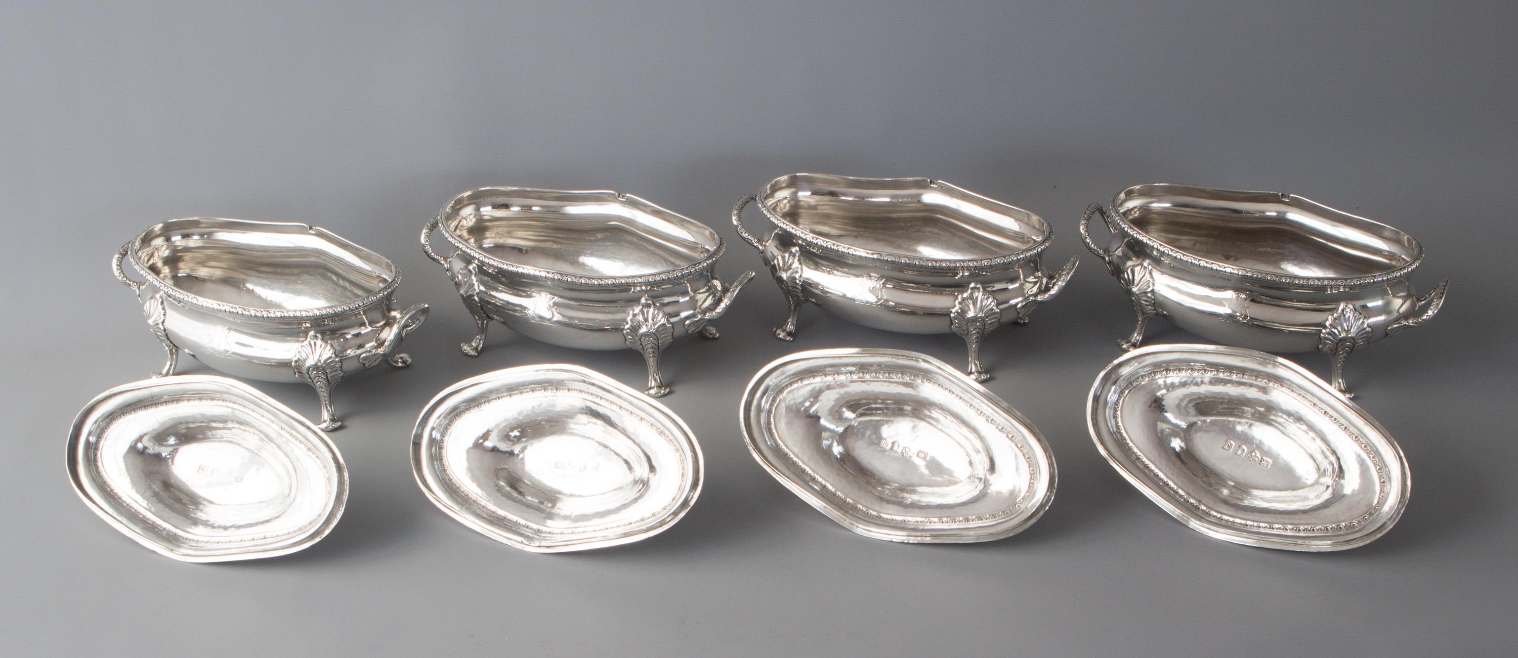 Speaker Smith, Political Interest: George III Silver Sauce Tureens, London, 1774 For Sale 13