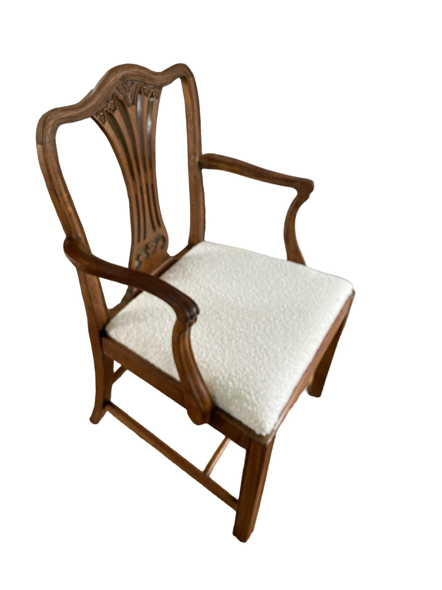 Un fauteuil de style George III à la manière de Thomas Chippendale Bon état - En vente à Bishop's Stortford, GB