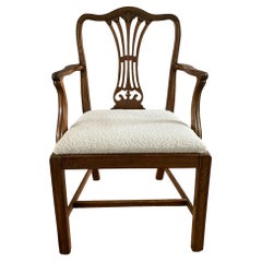 Used A George III Style Armchair in the Manner of Thomas Chippendale 