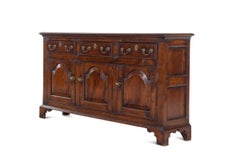 A George III Style Walnut Serving Cabinet. Spectacular Color/Patina. Handsome.