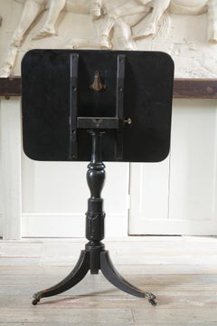 A George III Tilt Top Chinoiserie Table