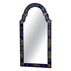 Antique A George III Verre Eglomisé Pier Mirror