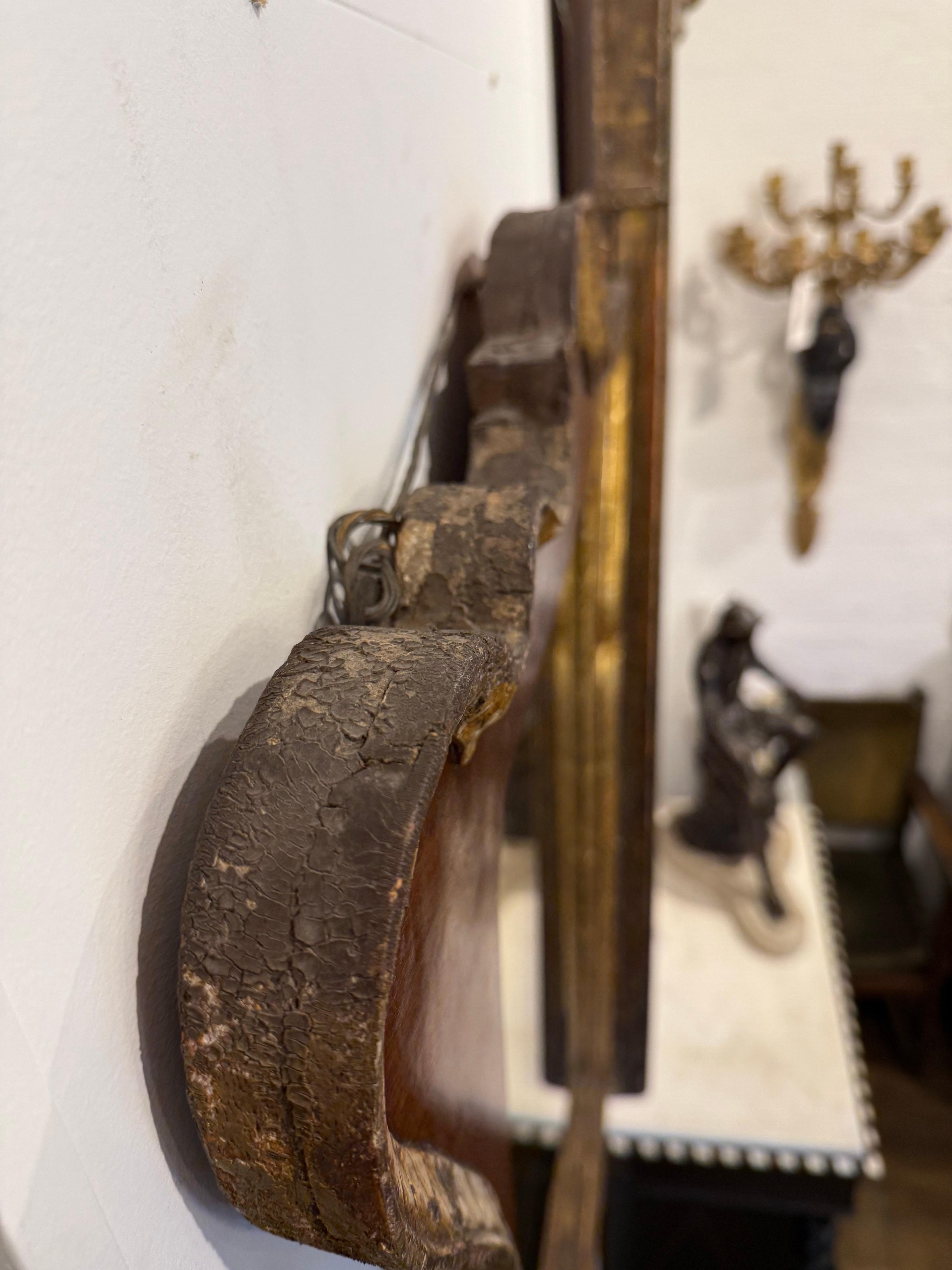 Specchio da parete in legno dorato di Giorgio III, fine del XVIII secolo in vendita 5