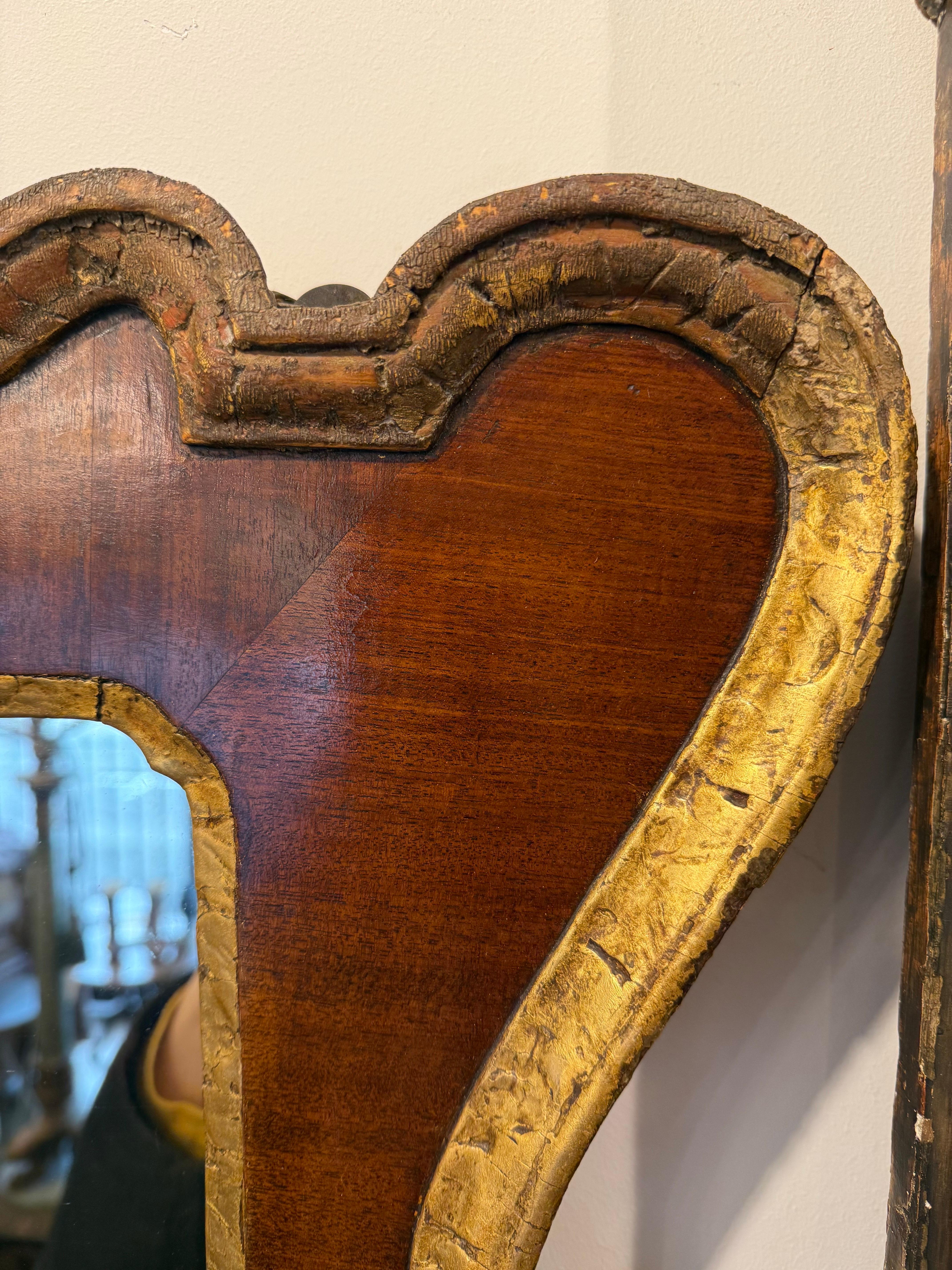 Specchio da parete in legno dorato di Giorgio III, fine del XVIII secolo In condizioni buone in vendita a ARMADALE, VIC