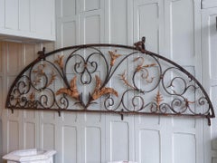 A George III Wrought Iron Overthrow