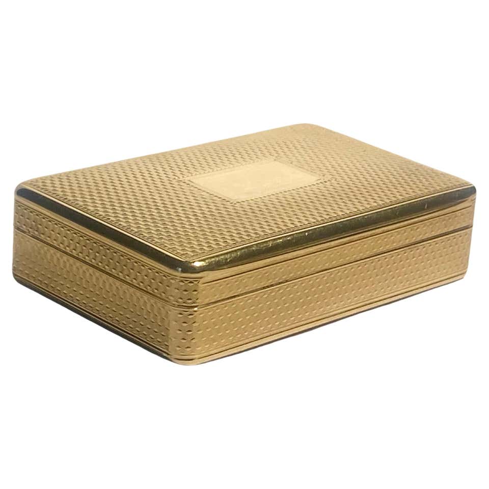 Antique 18k Gold Boxes and Cases - 108 For Sale at 1stDibs | gold pill ...