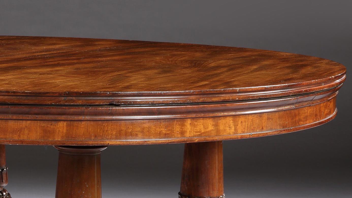 George IV Mahogany Circular Jupes Table In Good Condition In Dublin, GB
