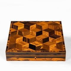 George IV Calamander and Specimen Parquetry Writing Slope