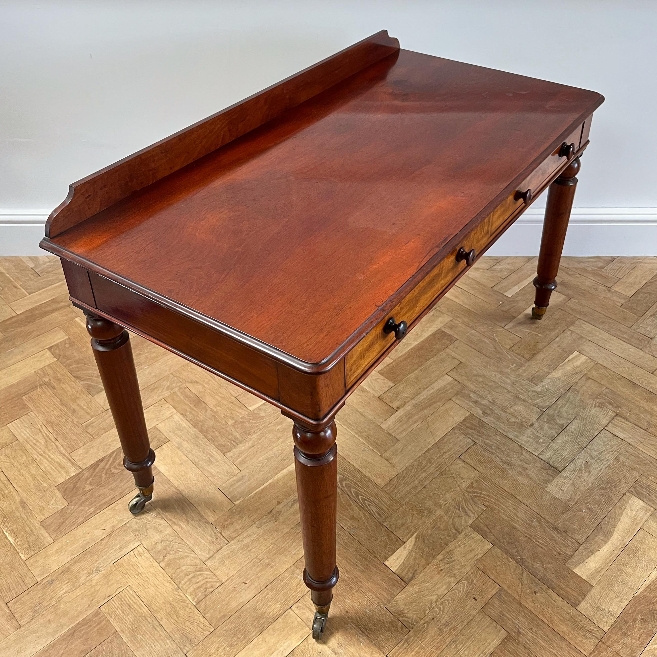 English A George IV Century Holland and Sons Writing Table For Sale