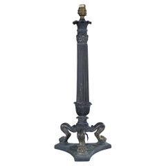 A George IV Column Table Lamp