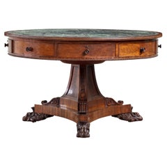 A George IV Mahogany Drum Table