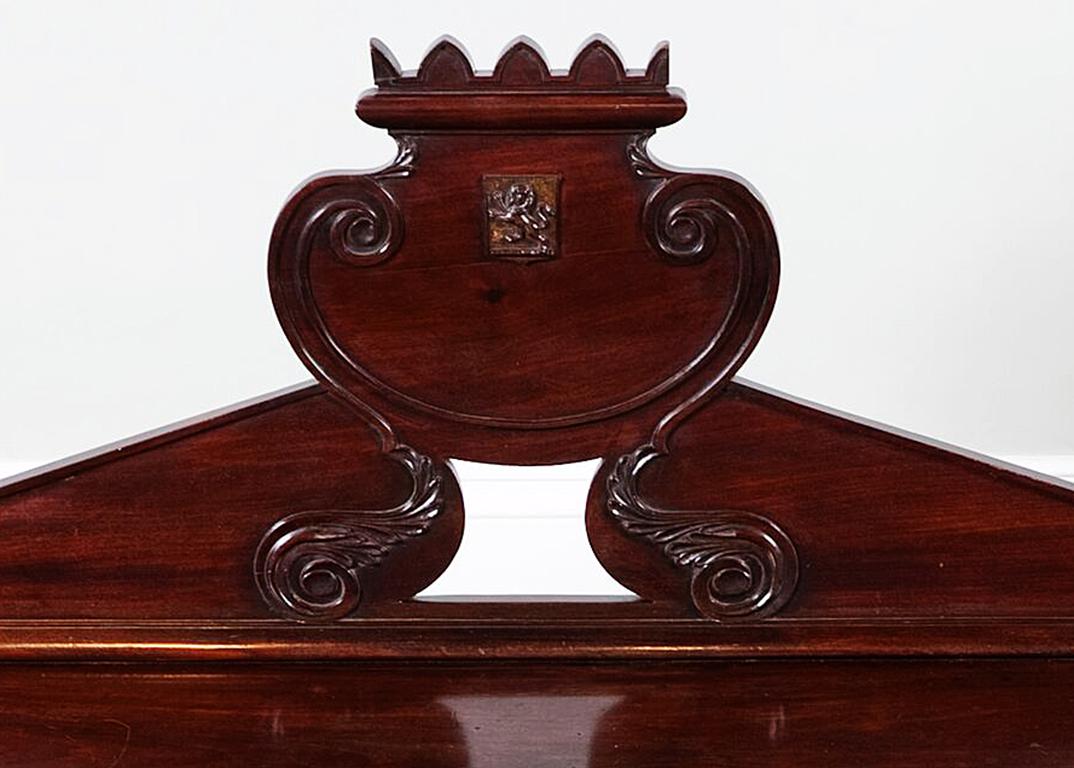 George IV Mahogany Hall Bench In Good Condition In Dublin, GB