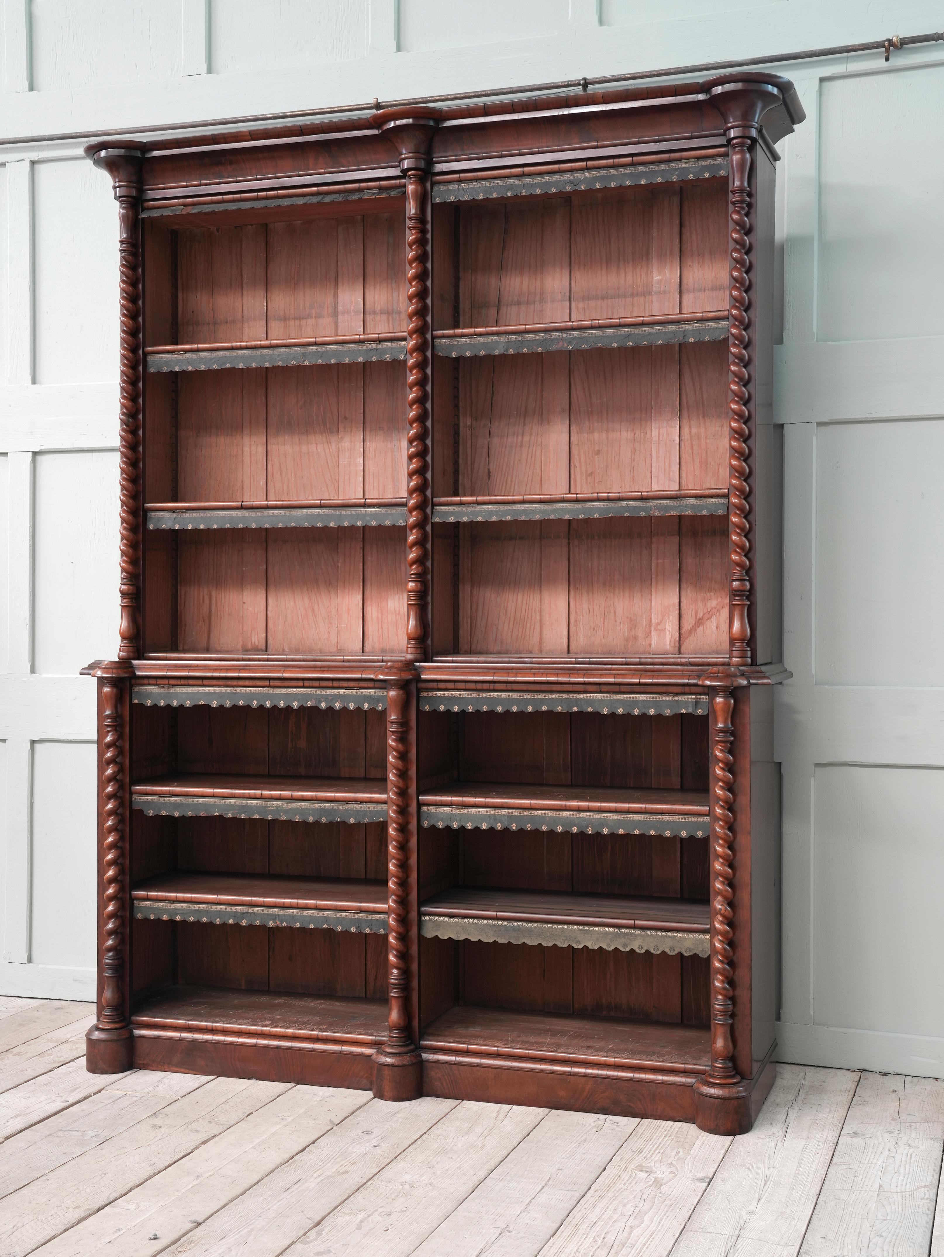 Mid-19th Century George iv Mahogany Library Bookcase