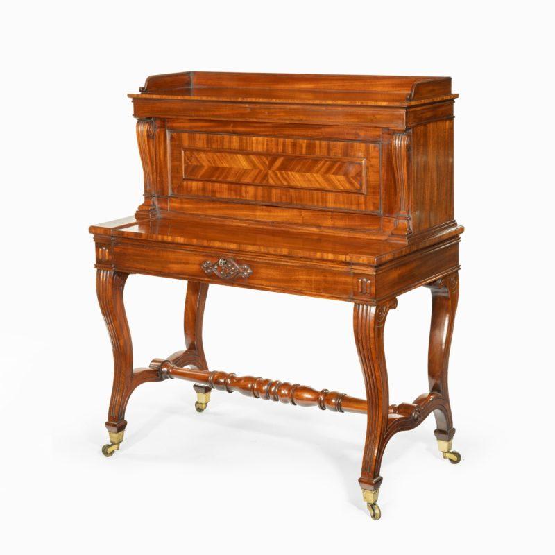 A George IV mahogany mechanical escritoire attributed to Gillows For Sale 1