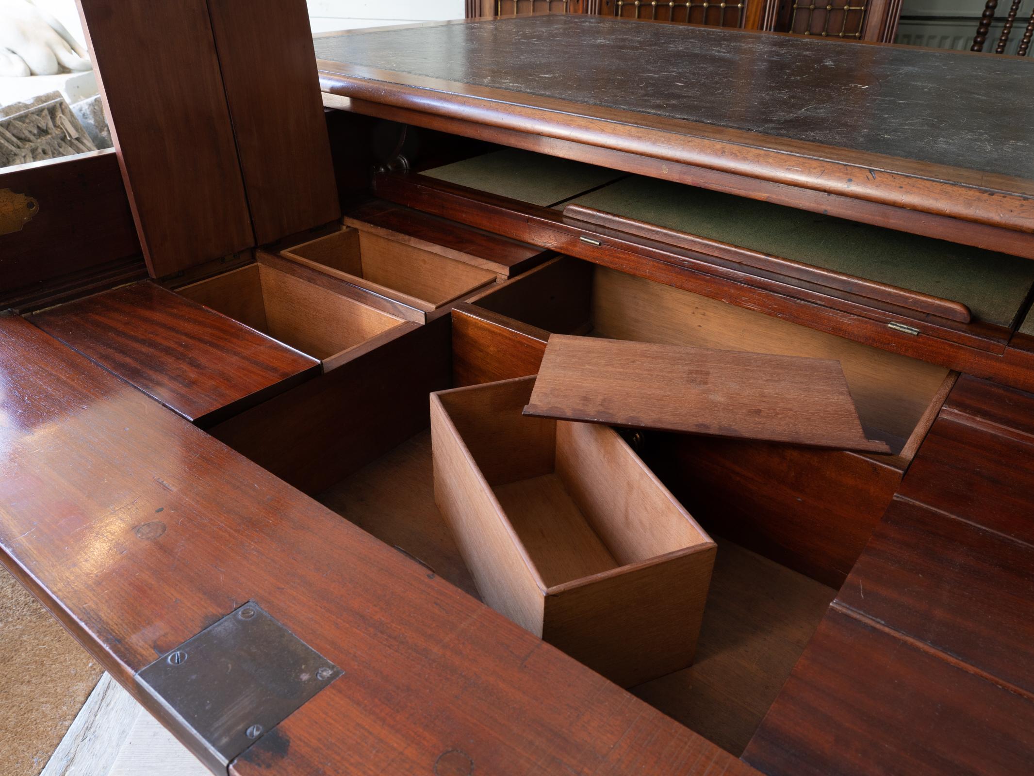 iv Mahogany Pedestal Library Desk For Sale at 1stDibs stanton