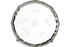 A George V silver presentation salver for The King’s Royal Rifle Corps