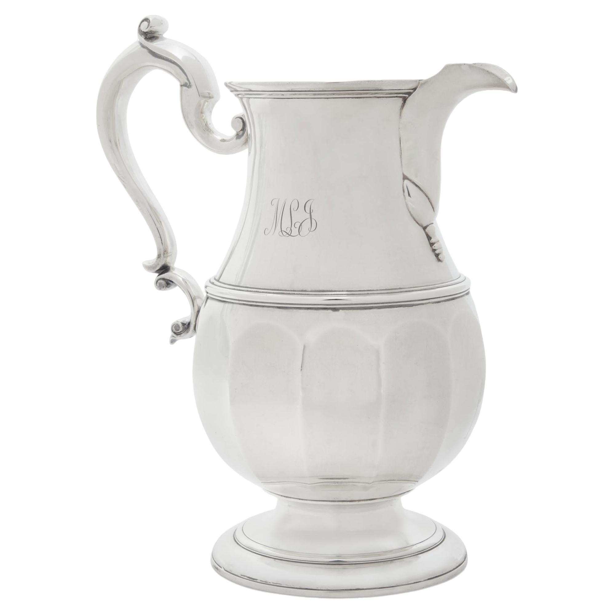 A George V Sterling Silver Pitcher, William Comyns & Sons, London, 1928 For Sale