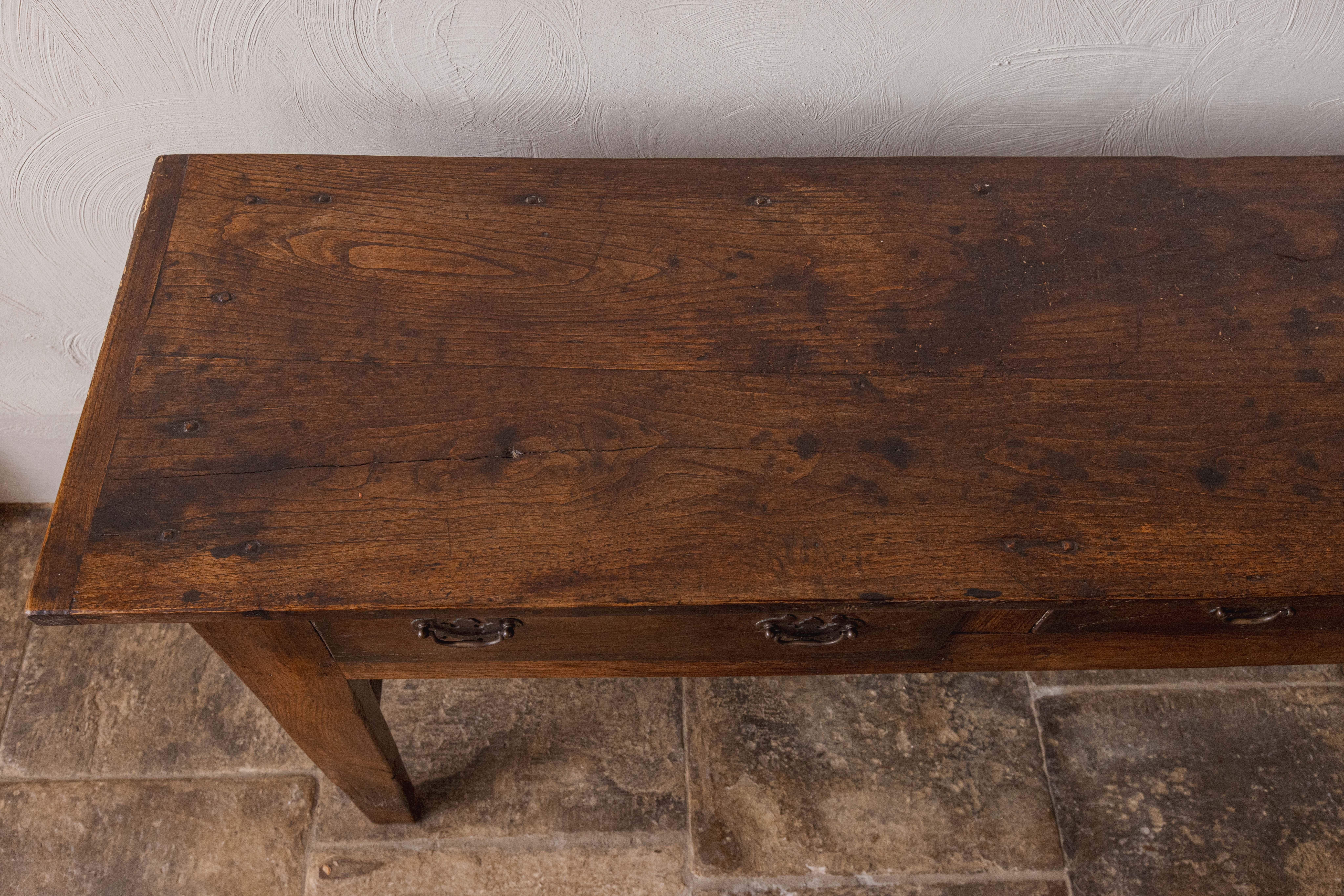 Welsh A Georgian Chestnut Dresser Base For Sale