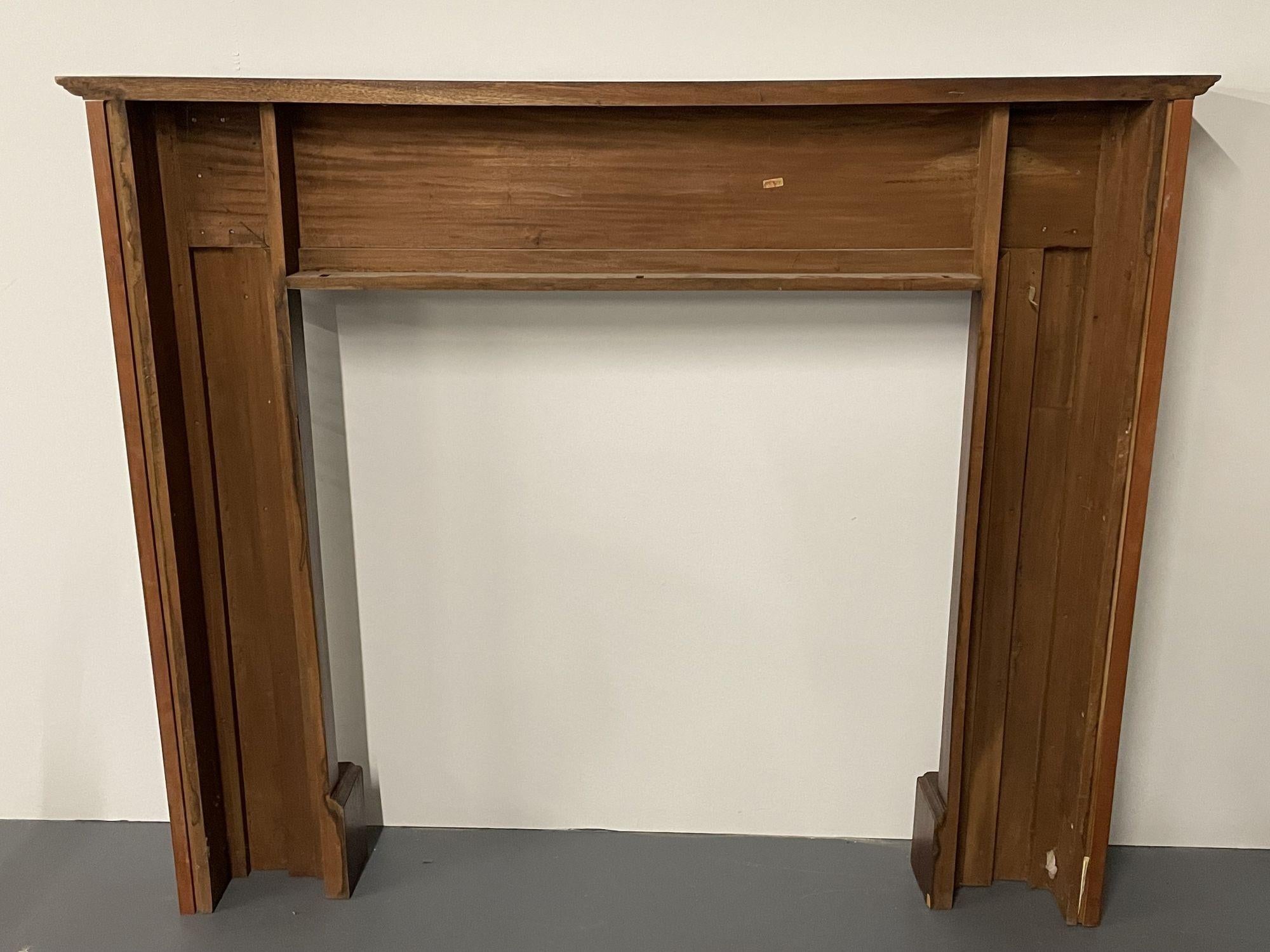 Georgian Fire Mantle, Fire Surround, Solid Mahogany Carved, Cabinet Maker 1