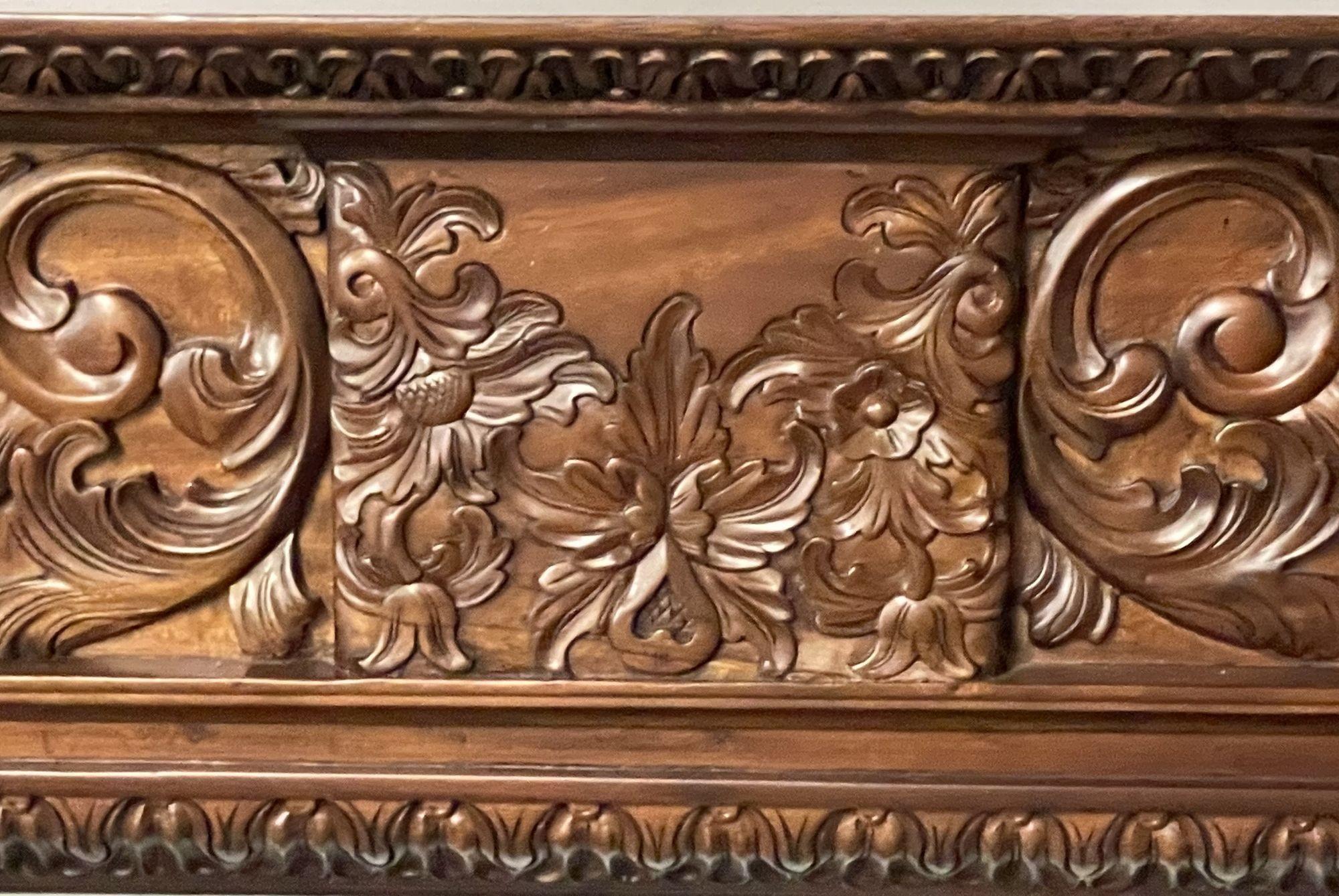 Georgian Fire Mantle, Fire Surround, Solid Mahogany Carved, Cabinet Maker 3